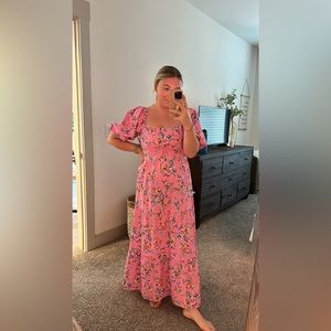 Buddy Love Pink Floral Dress